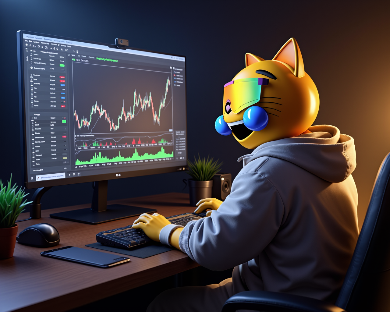 10110-1049852810-a  j0yc4t, he is at a computer trading crypto currency, stonks, the image is detailed and clear   _lora_Flux-j0yc4t_1_.png